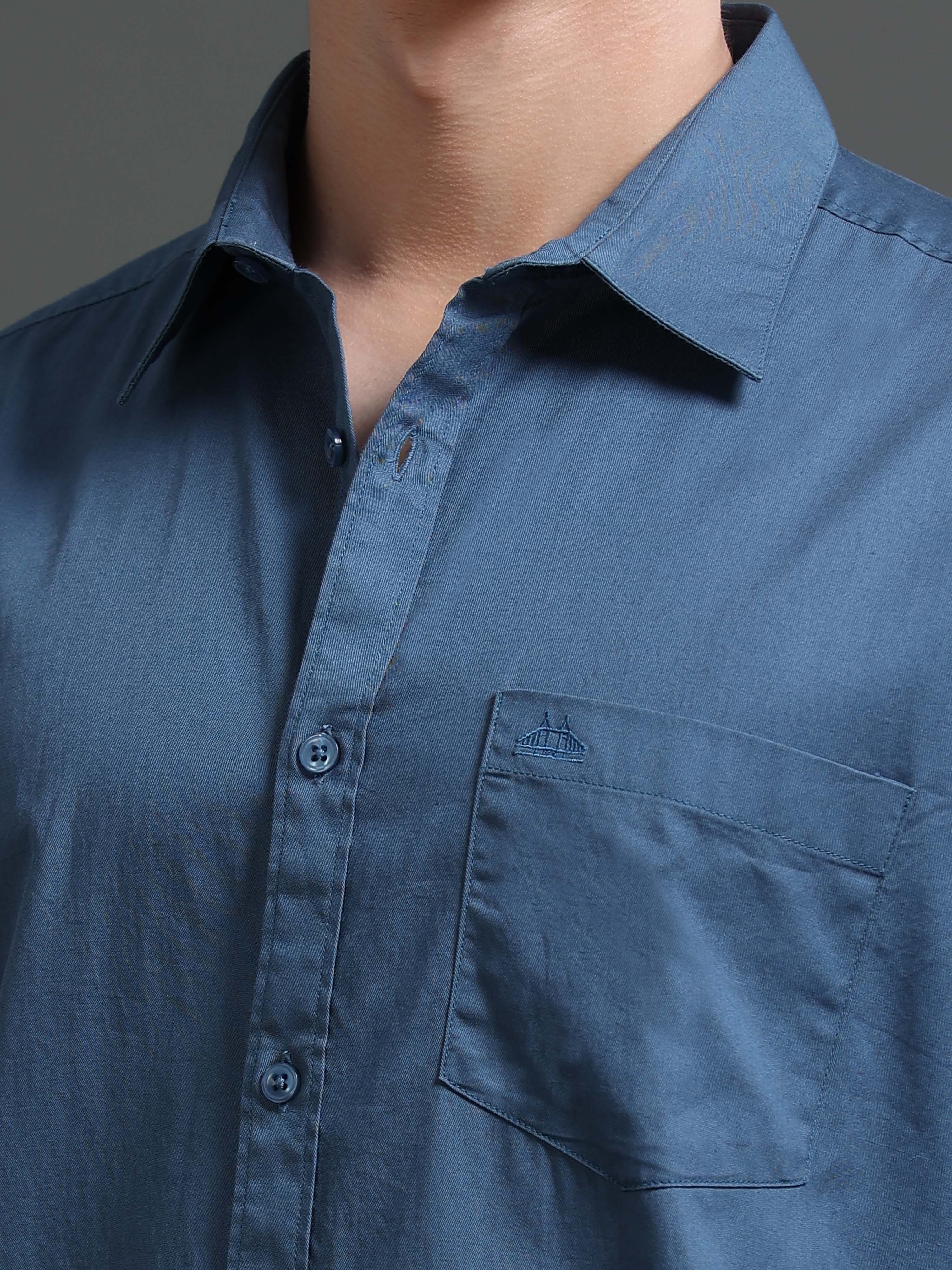 Men Smart Slim Fit Casual Shirt