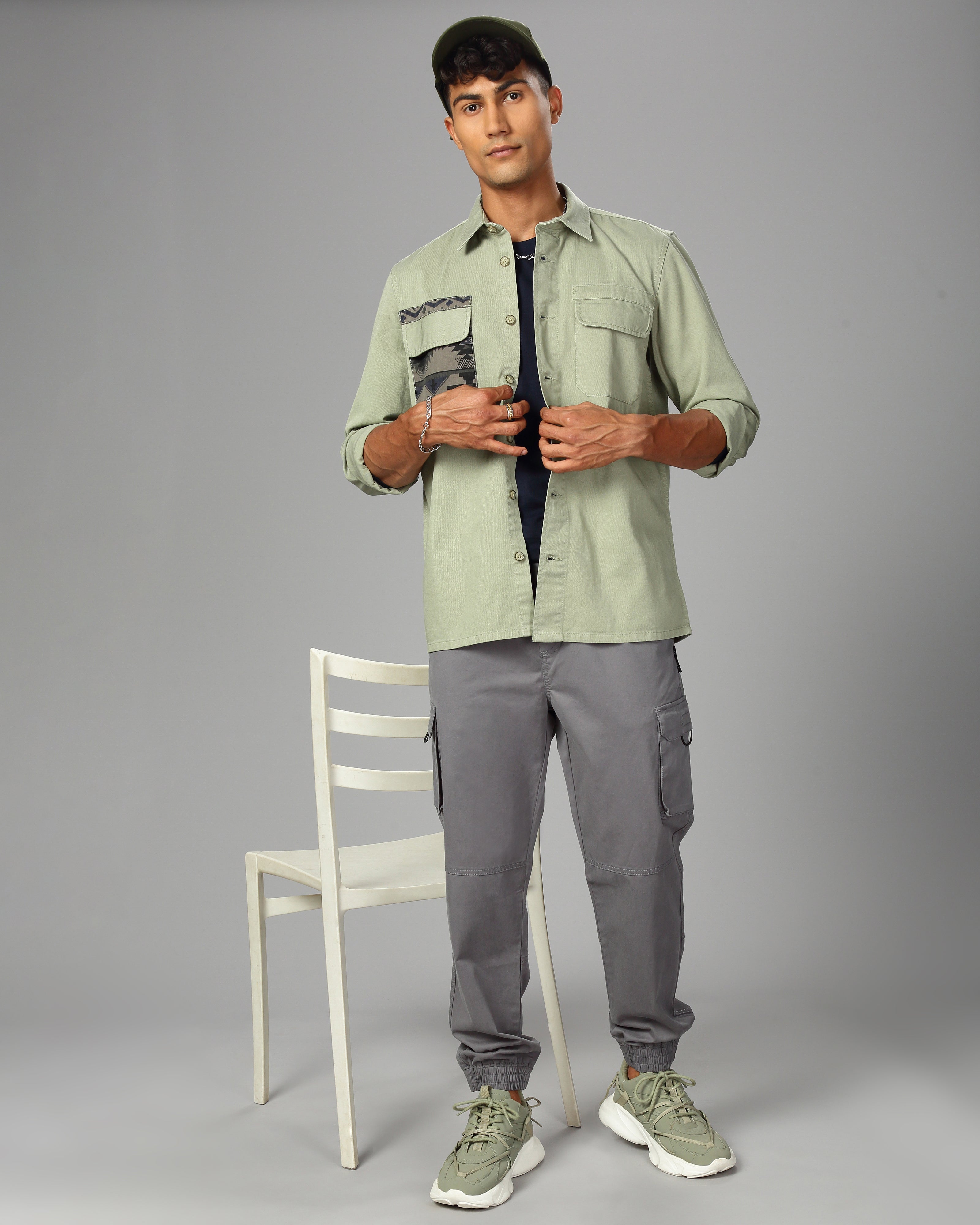 MEN OVERSHIRT FIT SHACKET