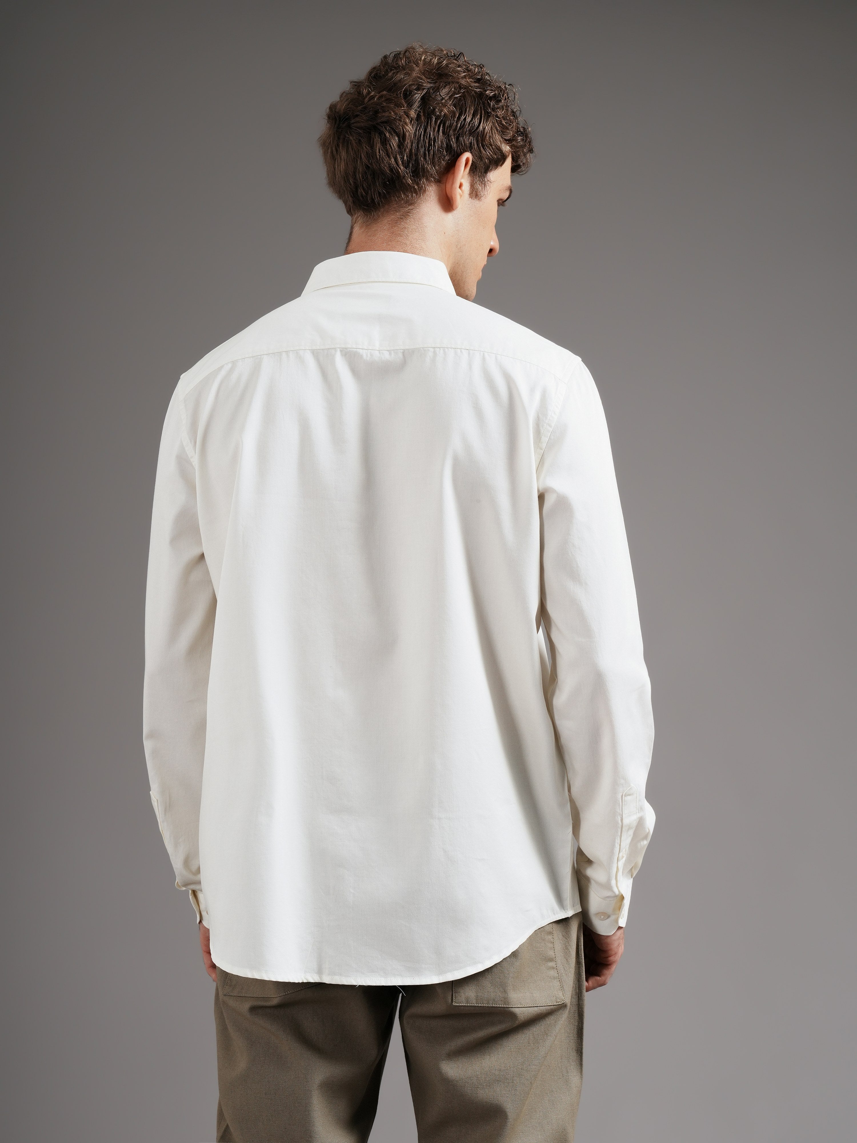 Men Smart Slim Fit Printed Casual Shirt