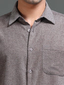 Men's Textured Solid Shirt