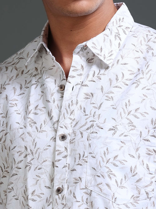 Men's Oxford Twill Prints Shirts
