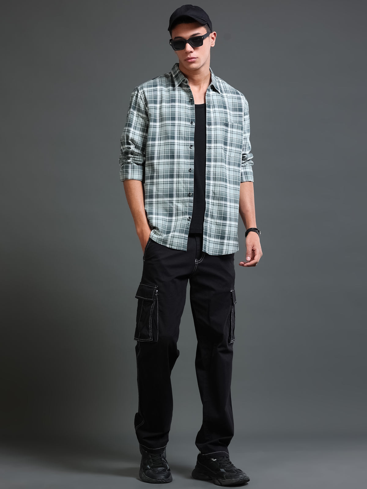 Men Premium Oxford Checks Shirt