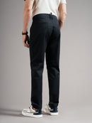 Men Tailored Low-Rise Chinos Trousers