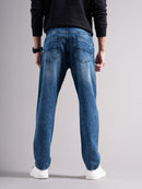 Men Smart Slim Fit Mid-Rise Light Fade Jeans