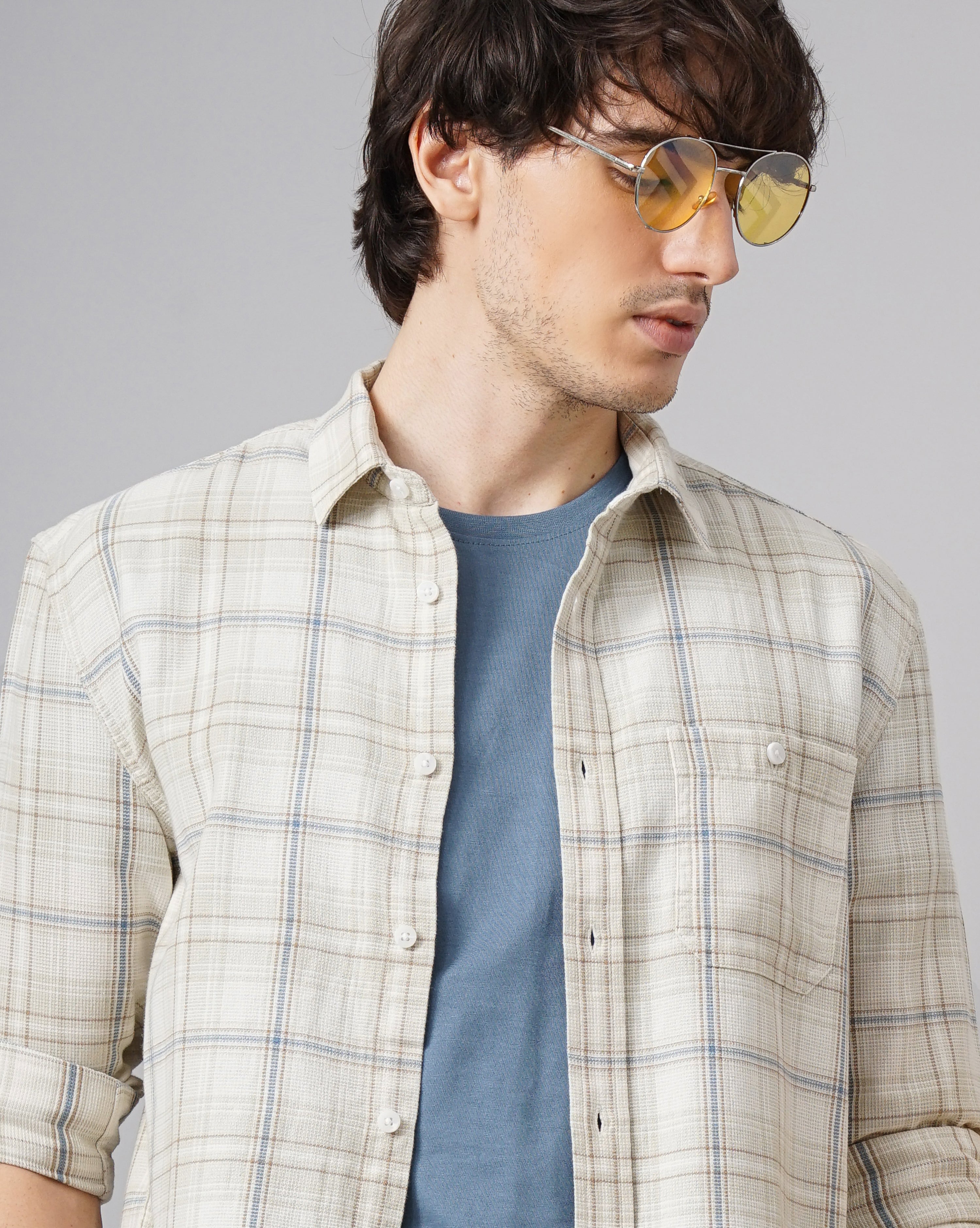 Men's Checks Shirt