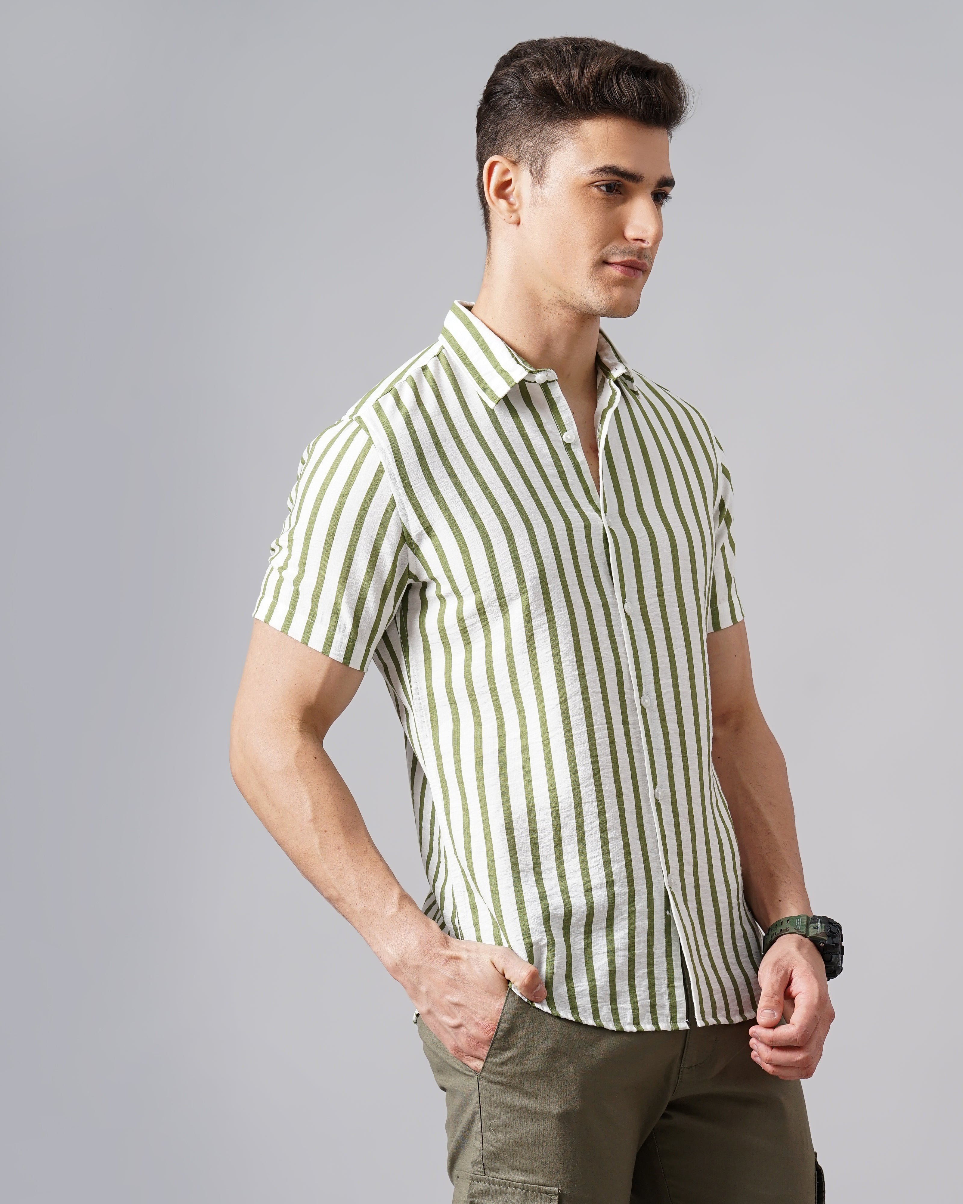 MEN'S STRIPE SHIRT