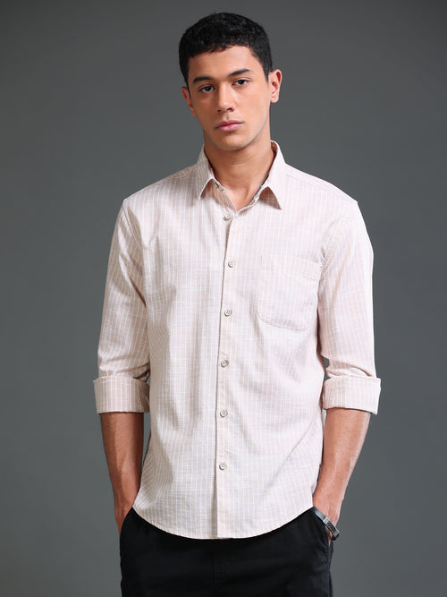 Men Stripes Shirts
