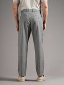 Men Tailored Straight Fit Low-Rise Trousers