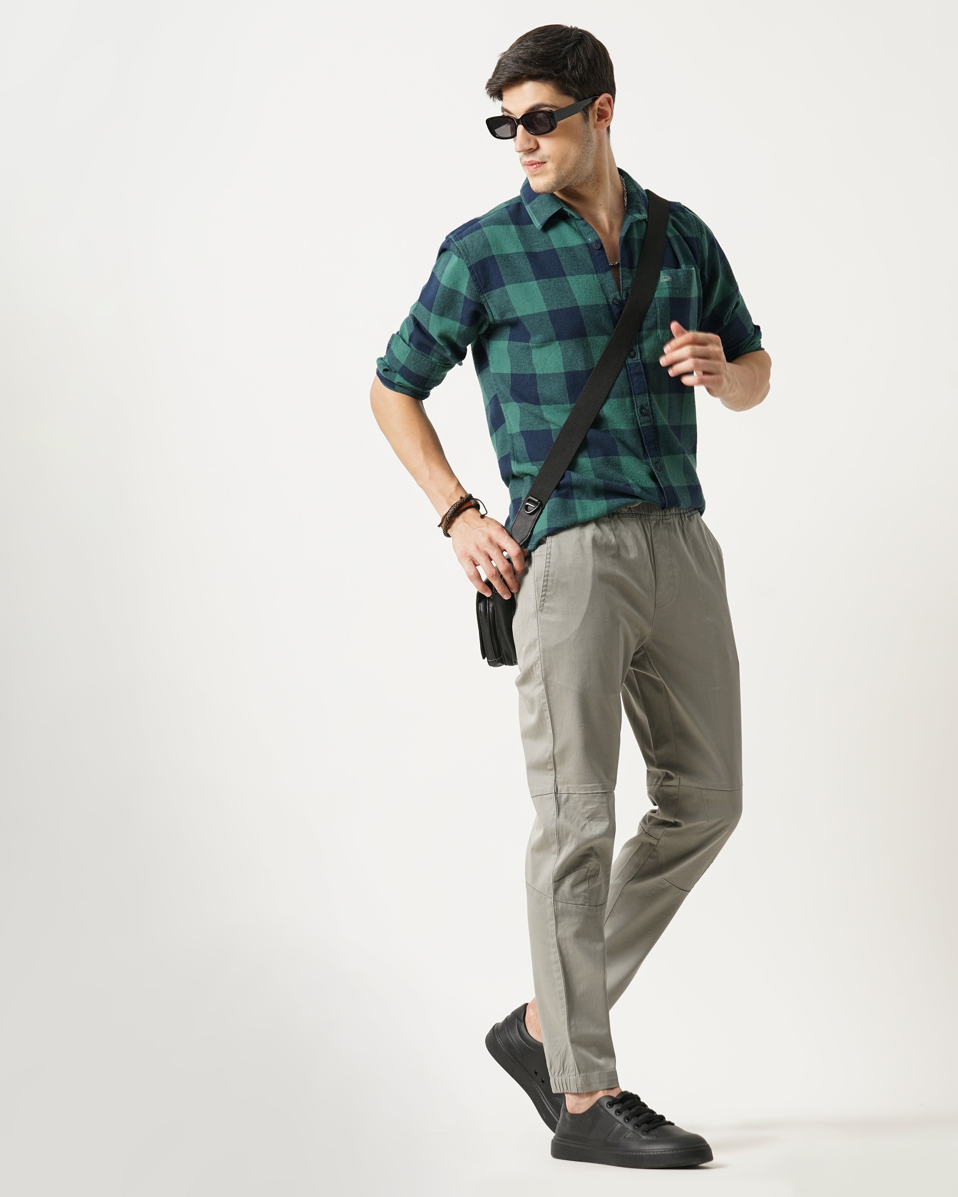 Men's Cargo Ankle Length Trousers