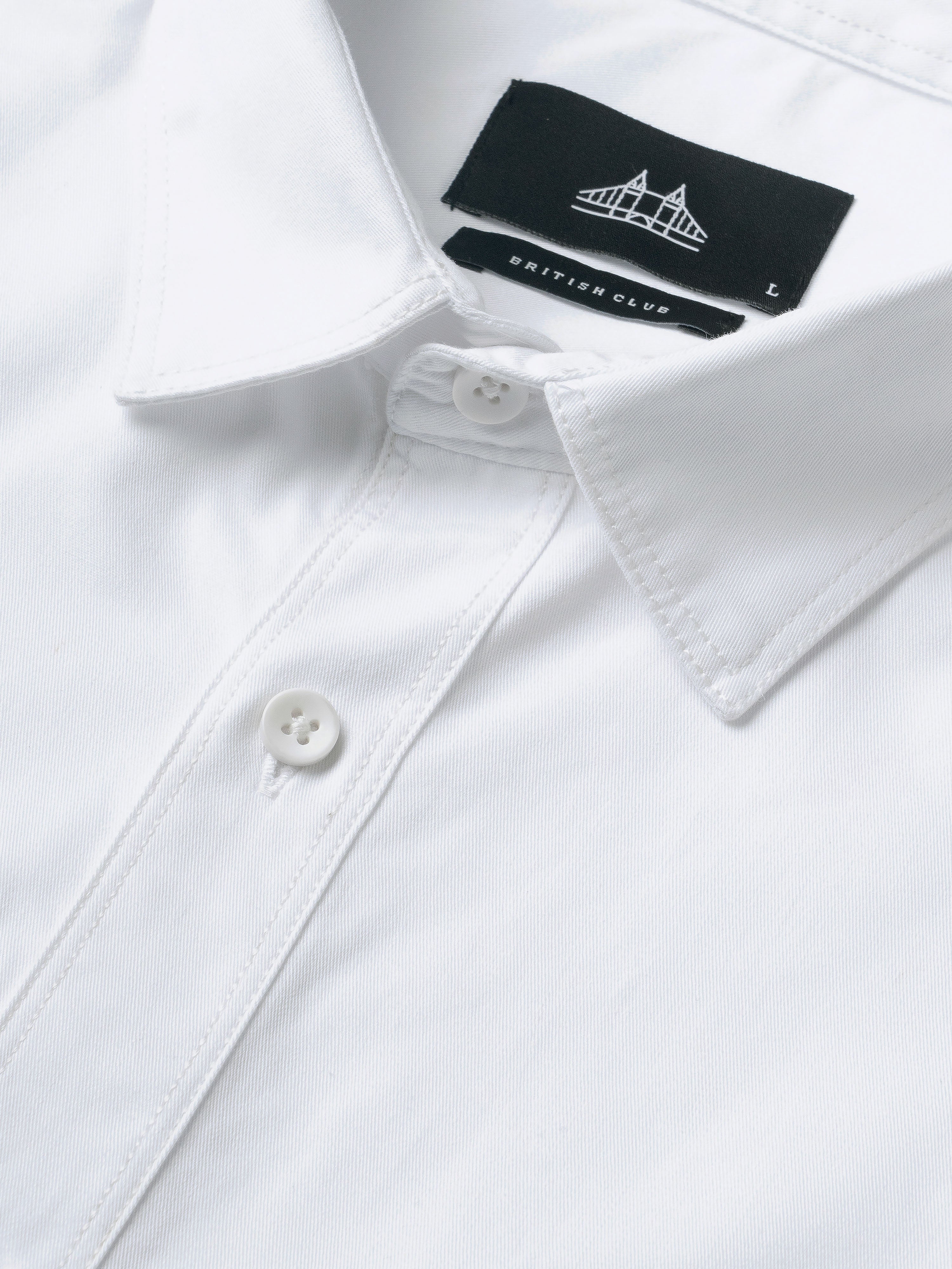 Men's Plus Size Twill Solid Shirt