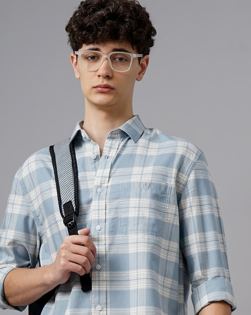 Men Standard Tartan Checks Opaque Checked Casual Shirt