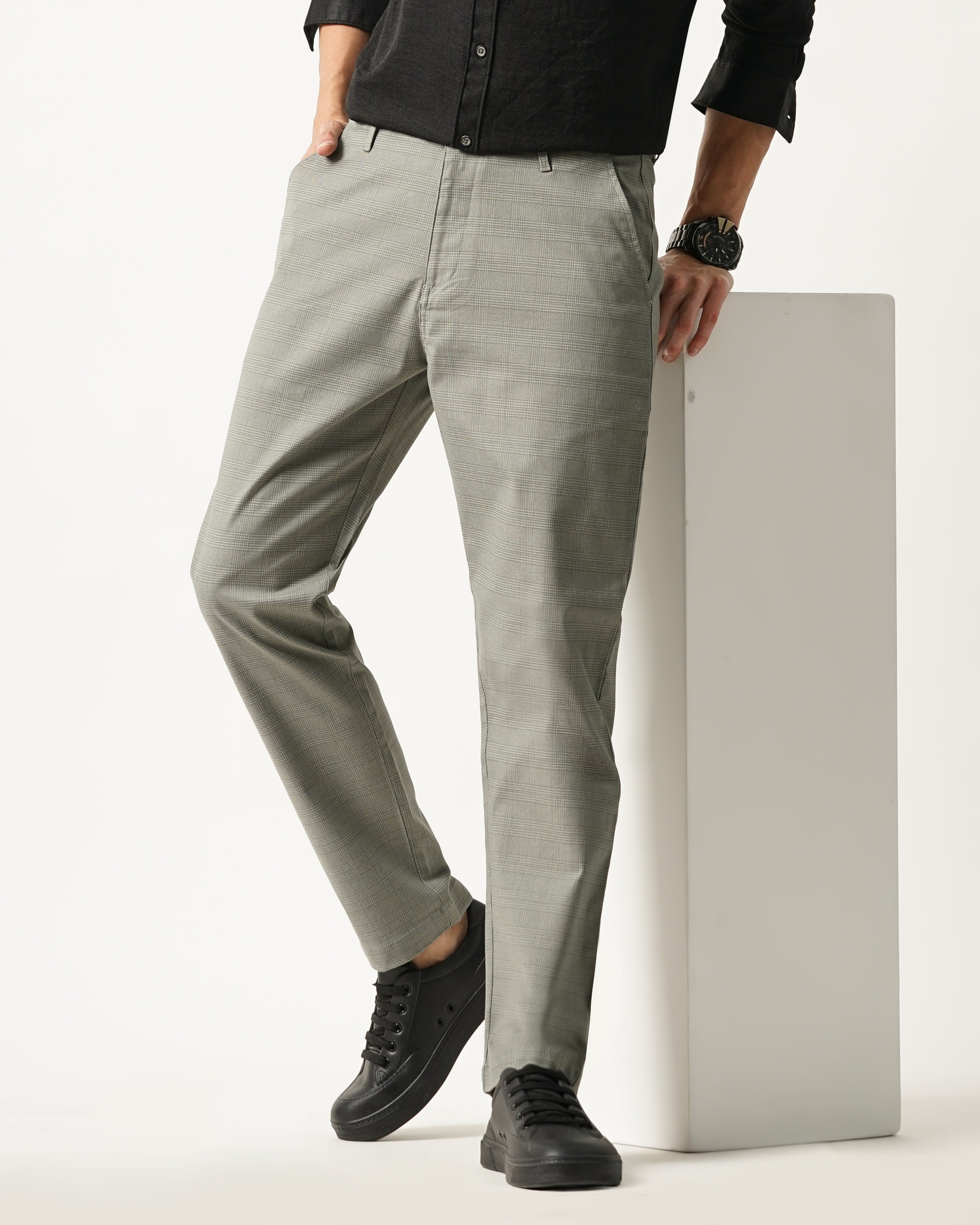 MEN'S REGULAR FIT TROUSERS