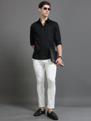Men Satin Slim Fit Shirt