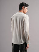 Men Smart Slim Fit Striped Casual Shirt