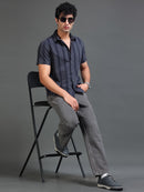 Men's Melange Twill Stripes Shirt