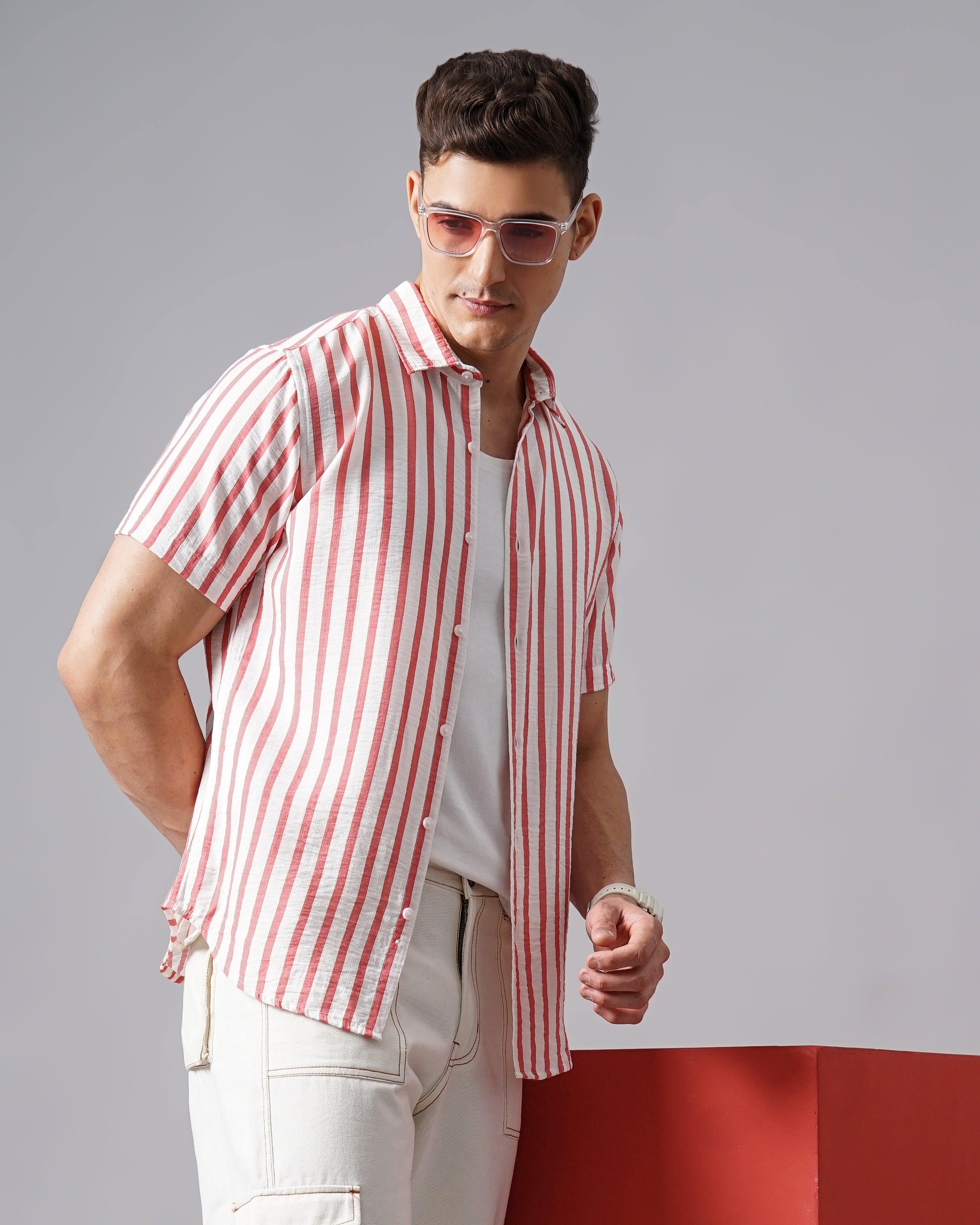 MEN'S STRIPE SHIRT