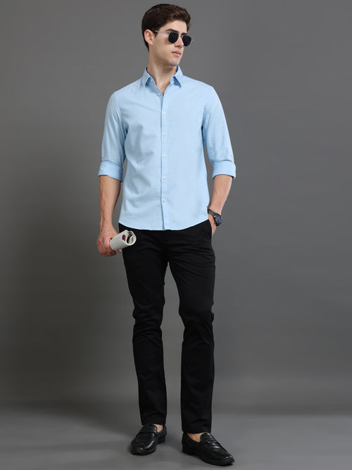 Men Oxford Slim Fit Shirt