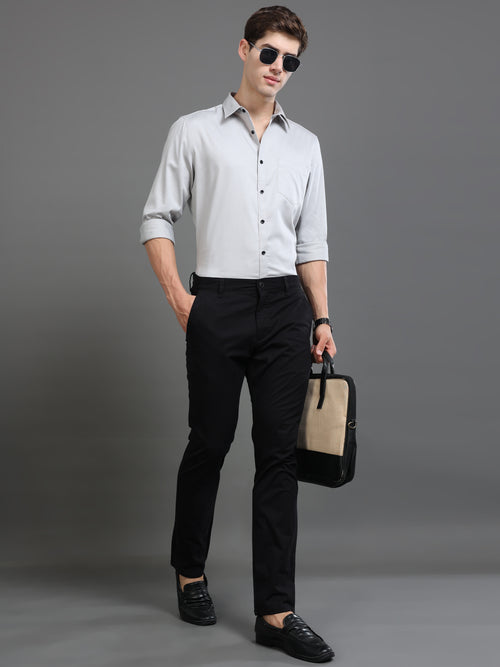 Men Satin Slim Fit Shirt