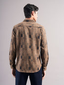 Men Printed Slim Fit Shirt