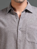 Men's Textured Solid Shirt