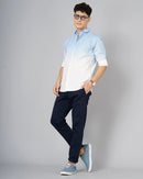 Men Ombre-Dyed Slim Fit Shirt