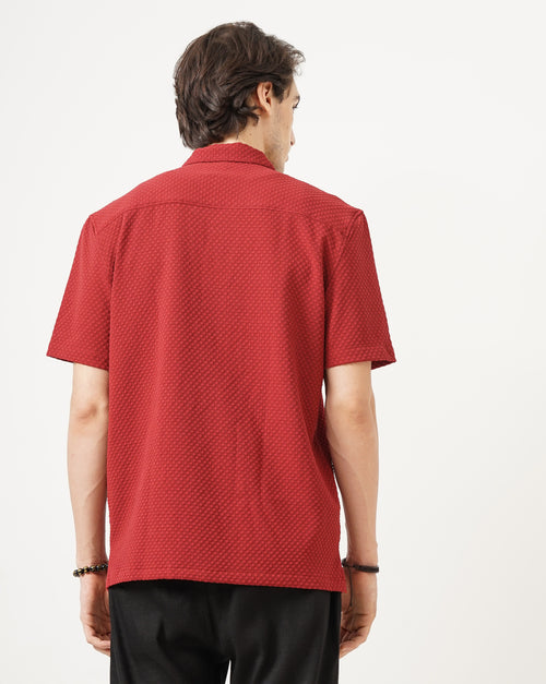MEN'S SELF DESIGN SHIRT
