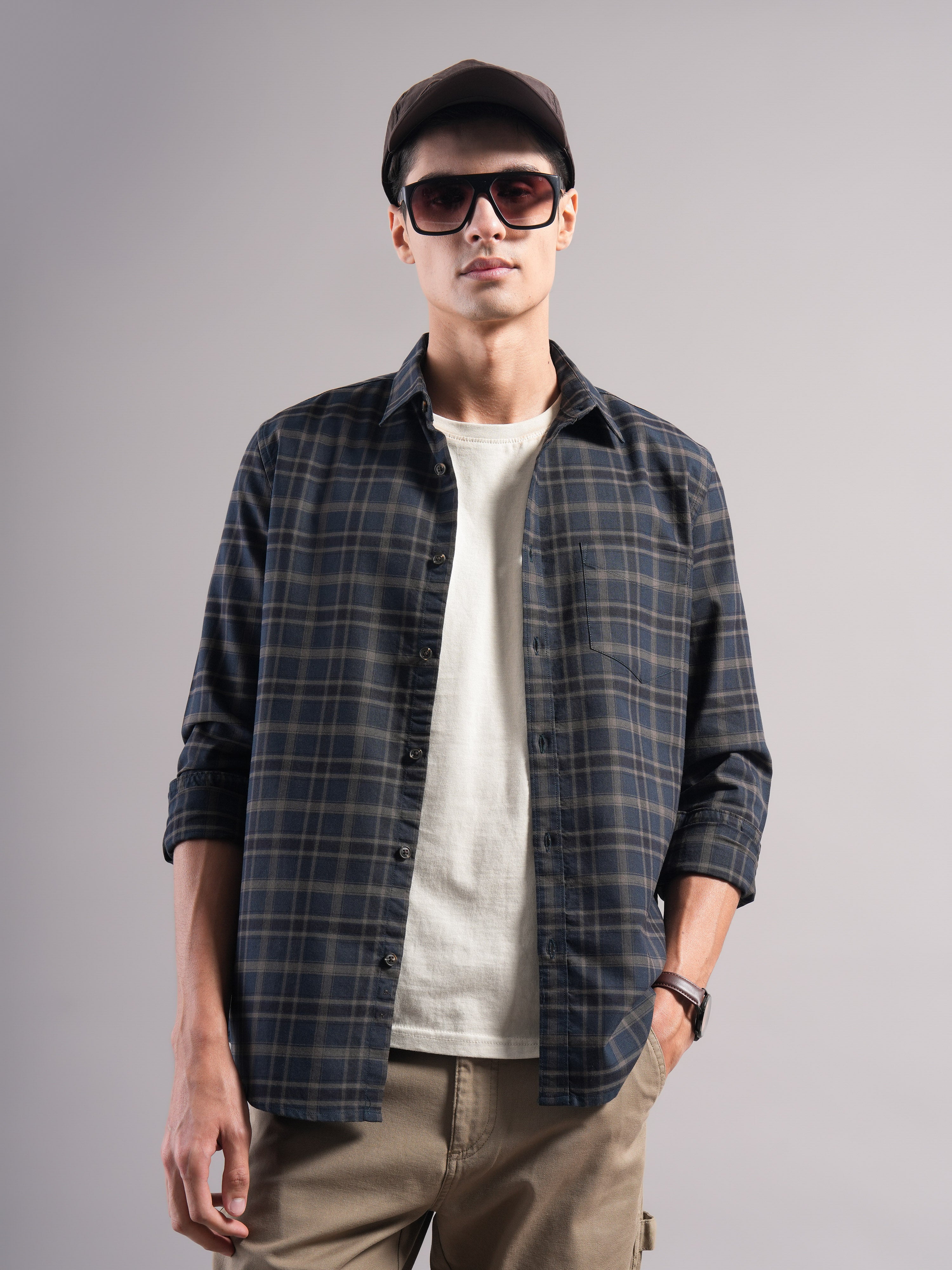 Men's Checks Shirt