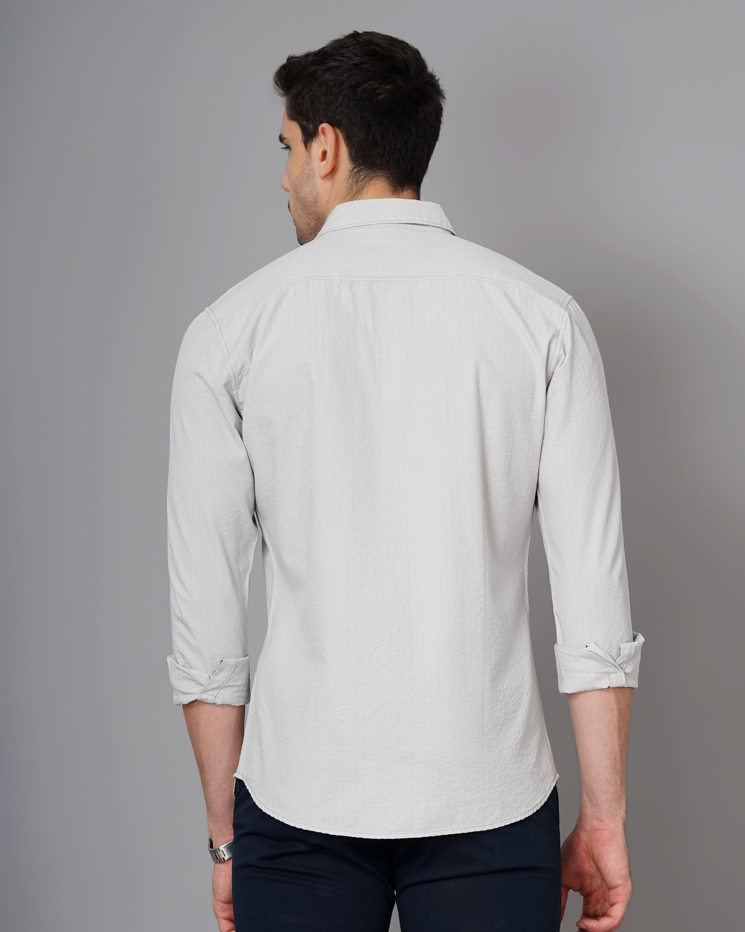 Men's Seersucker Shirt