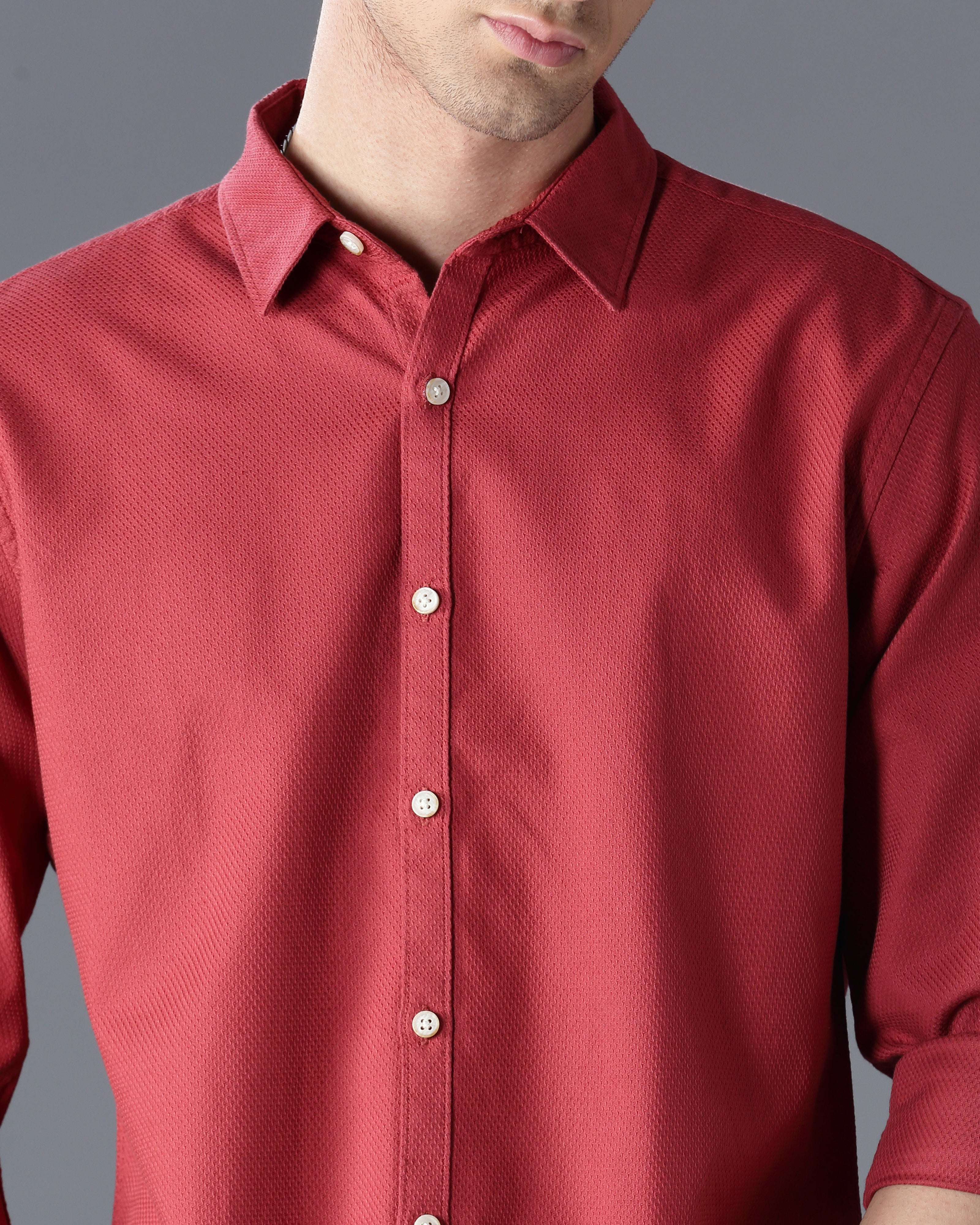Self Design Dobby Shirt