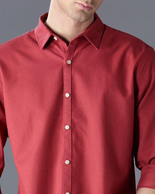 Self Design Dobby Shirt