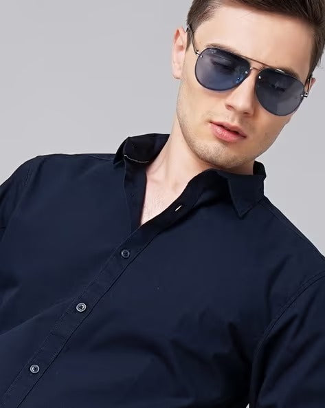 Men's Solid Casual Shirt