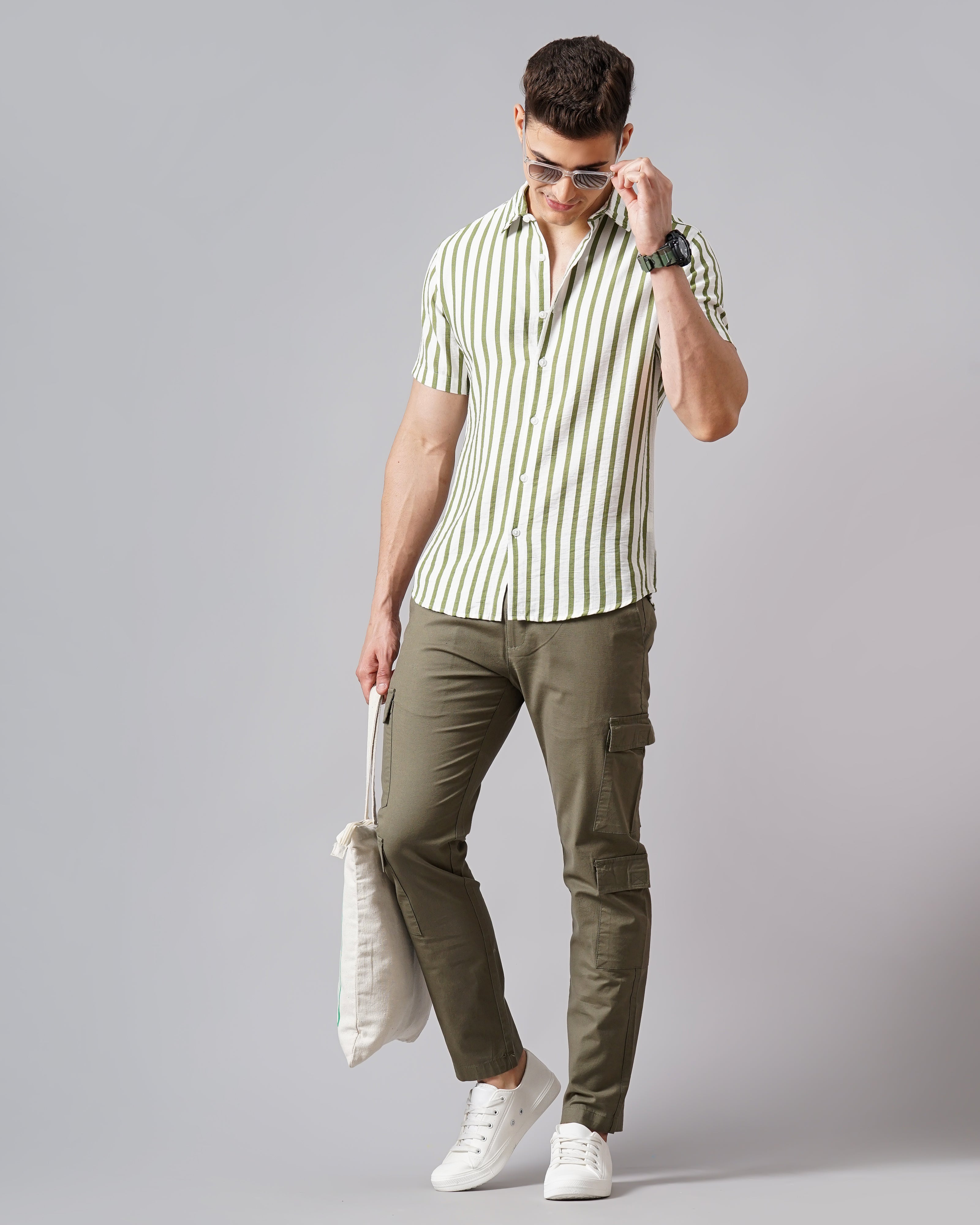 MEN'S STRIPE SHIRT