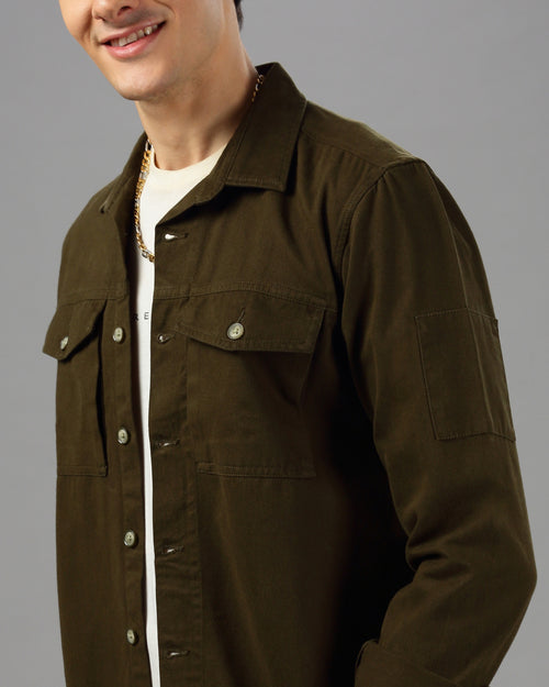 MEN OVERSIZE SHACKET