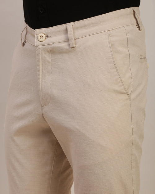 Men Comfort Slim Fit Low-Rise Chinos