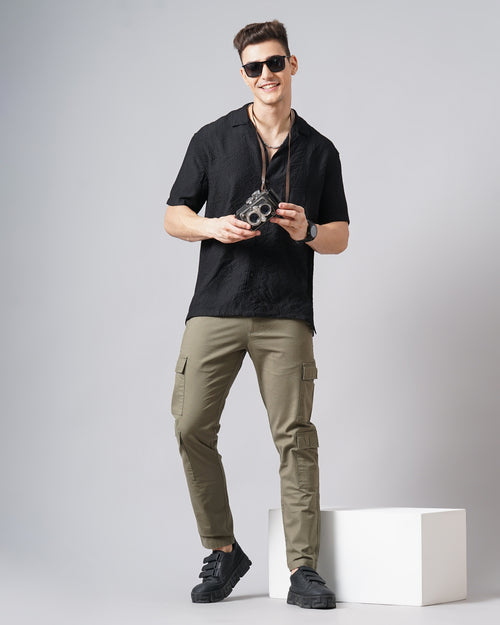 MEN'S SELF DESIGN SHIRT