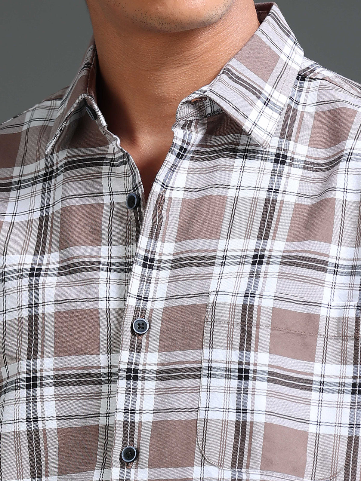 Men Premium Oxford Checks Shirt