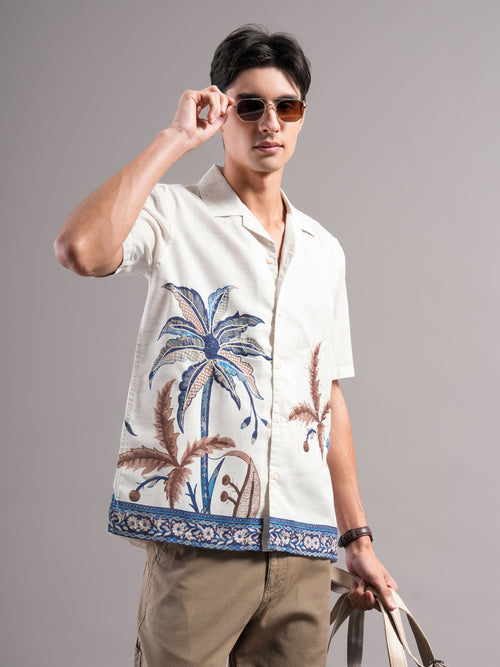 Men Smart Printed Casual Shirt