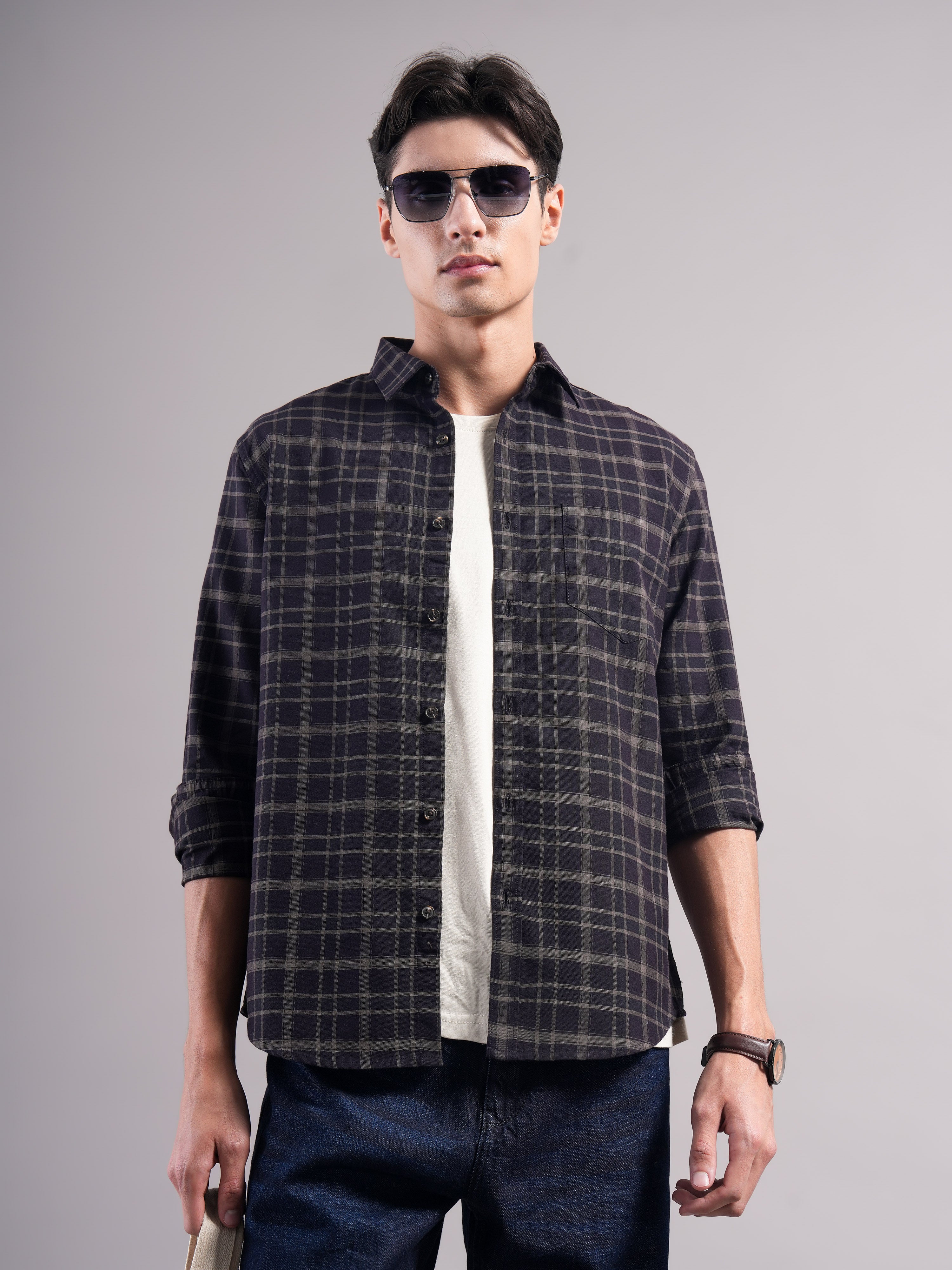 Men's Checks Shirt