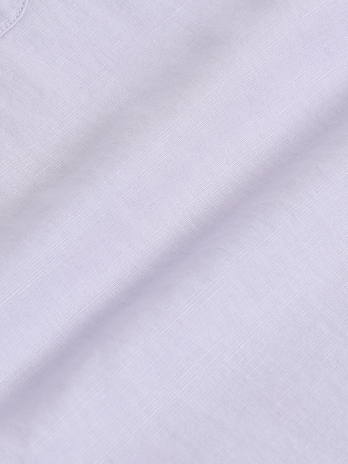 Men Smart Cotton Linen Slim Fit Shirt