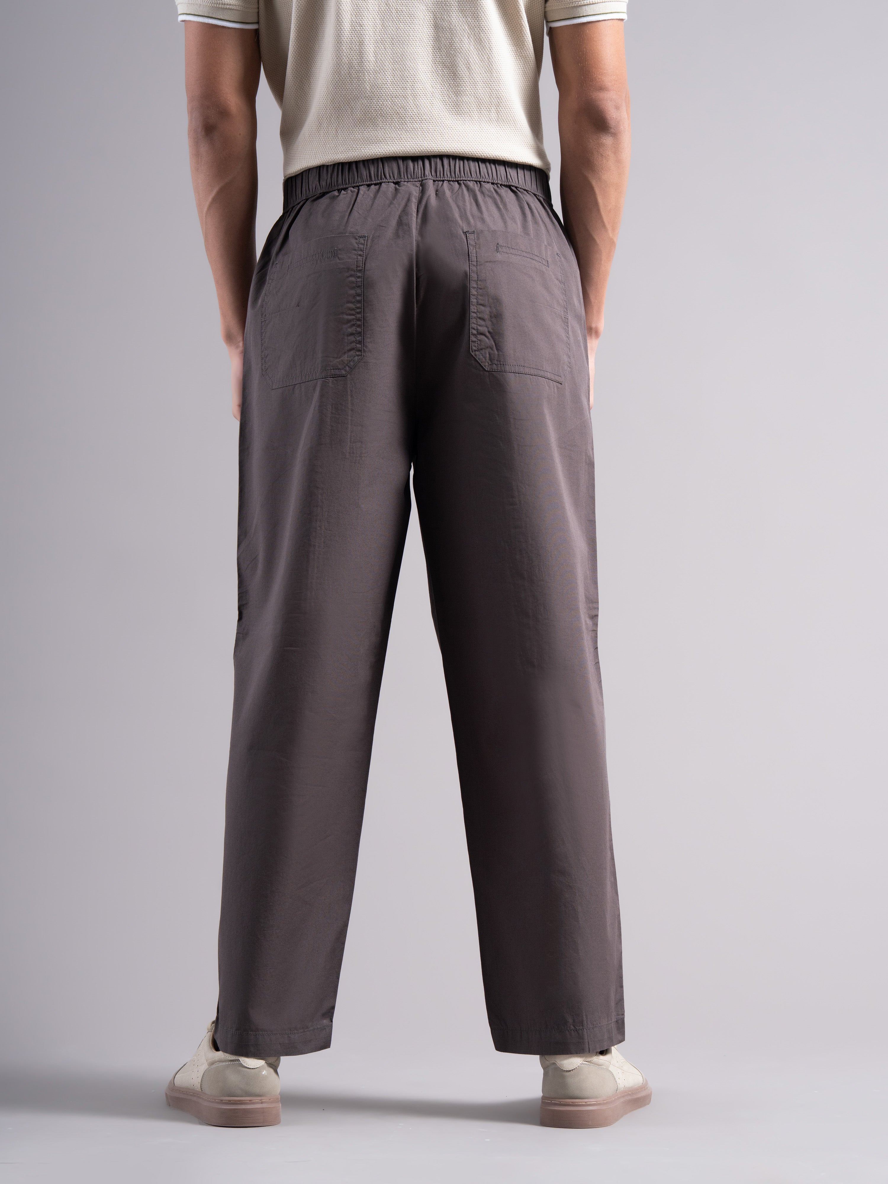 Men Smart Low-Rise Trousers