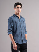 Men Printed Slim Fit Shirt