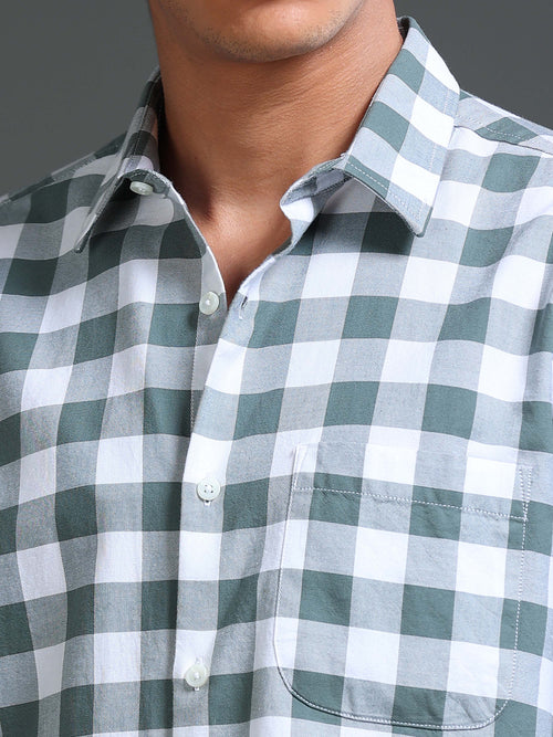 Men Premium Oxford Checks Shirt