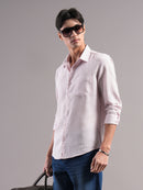 Men Smart Slim Fit Striped Casual Shirt