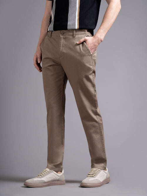 Men Slim Fit Low-Rise Chinos