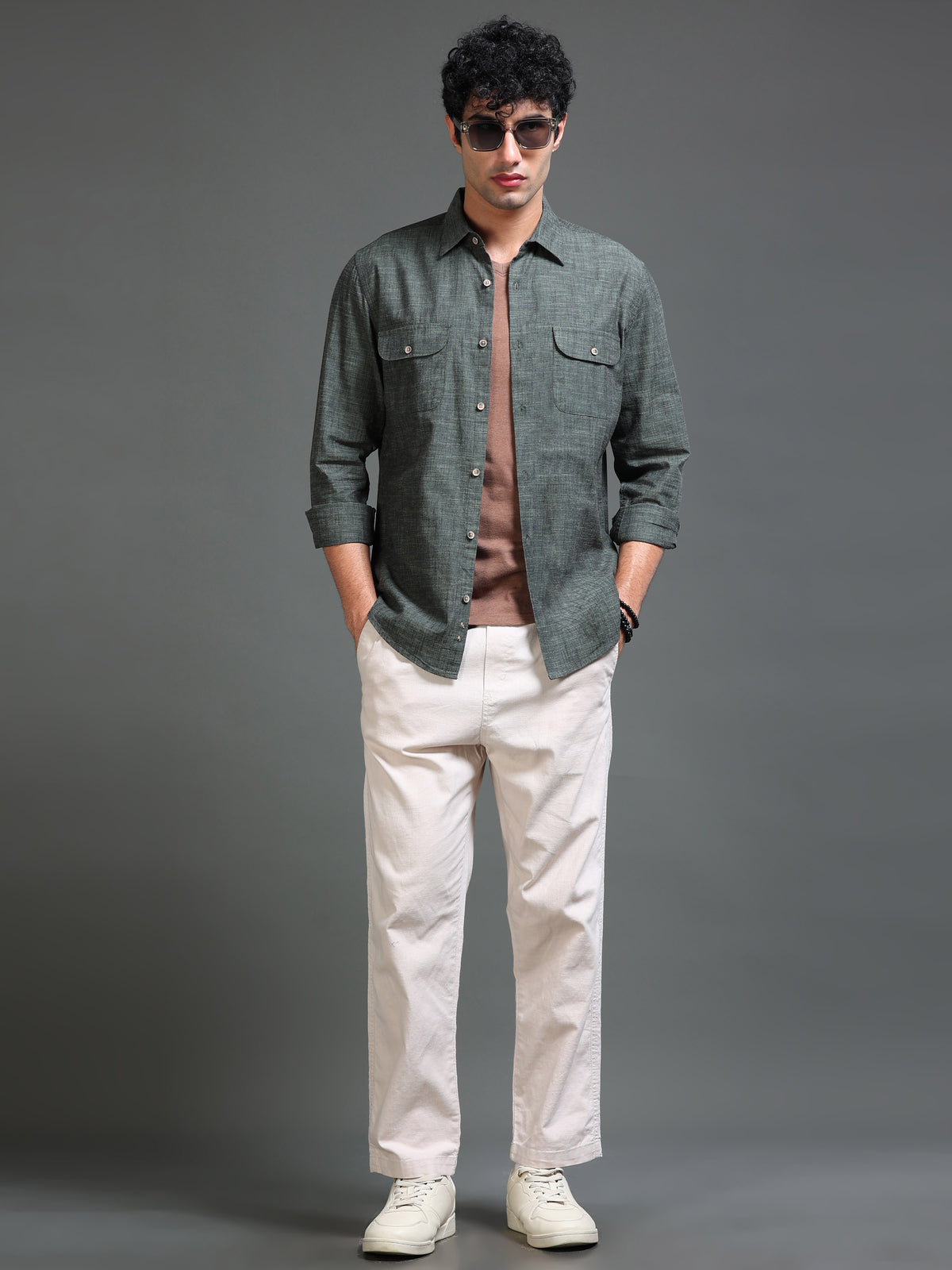Men's Solid Shirt