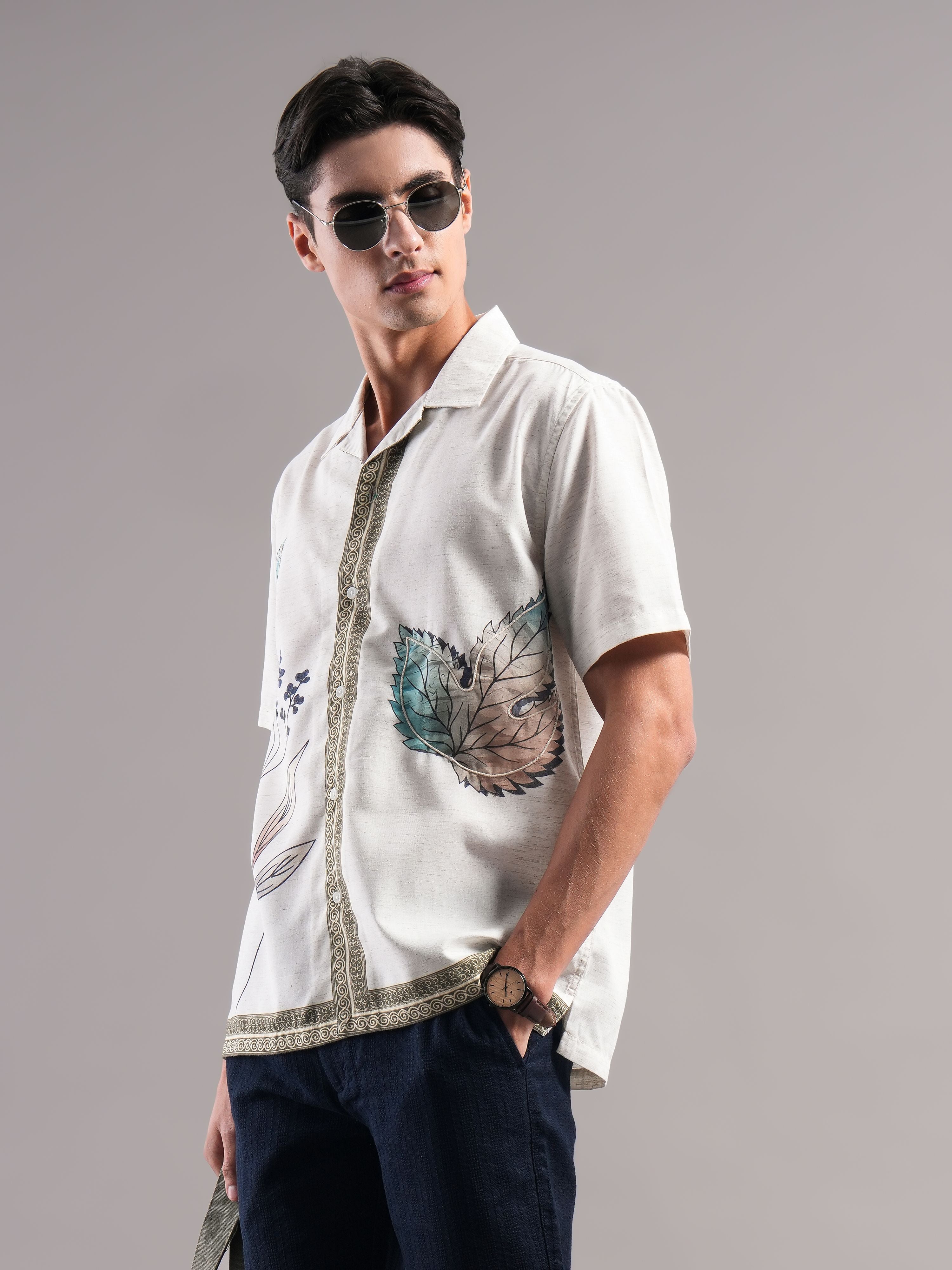 Men Smart Printed Casual Shirt