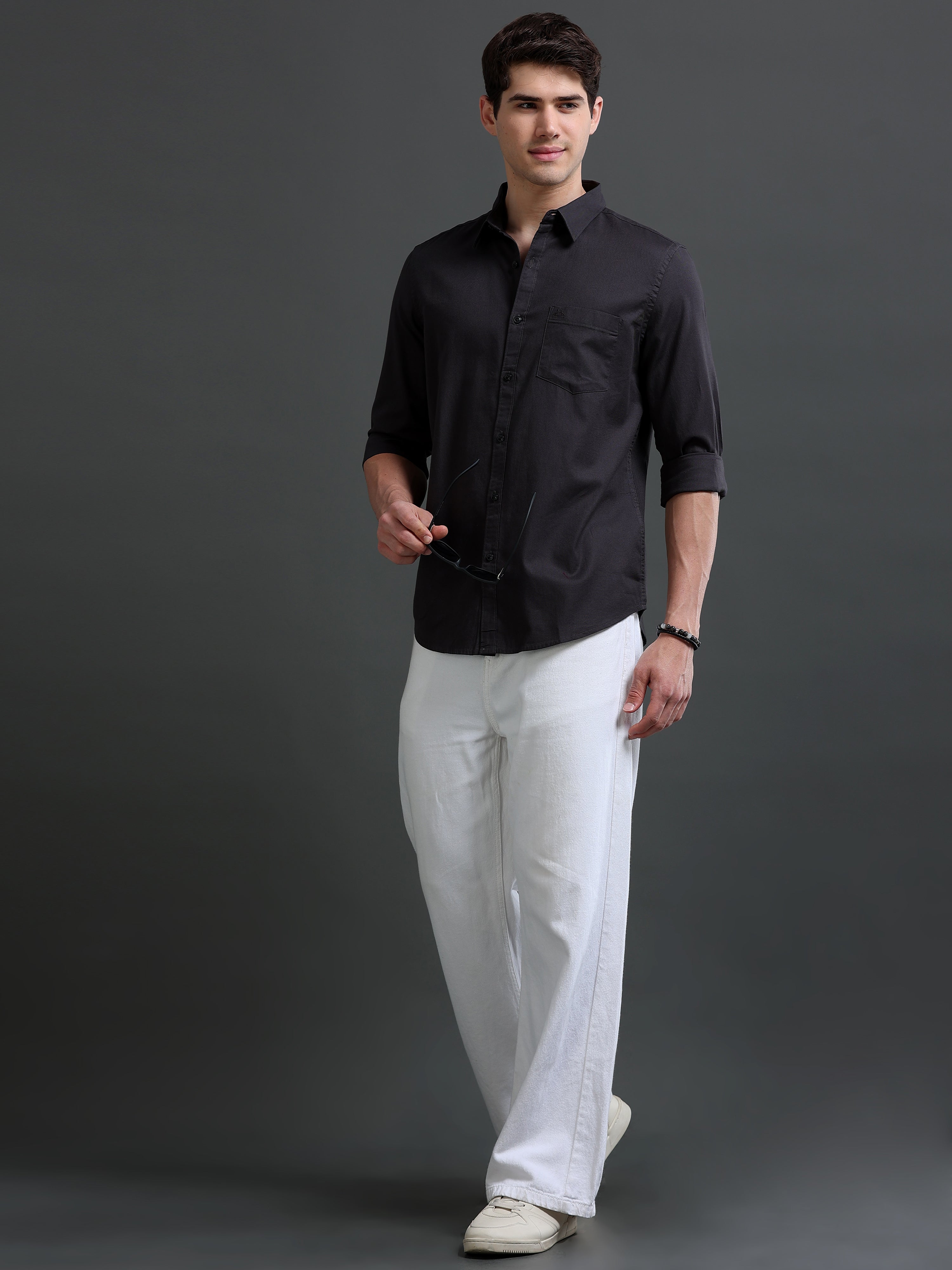 Men Smart Slim Fit Formal Shirt