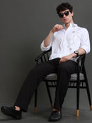 Men Smart Slim Fit Printed Casual Shirt