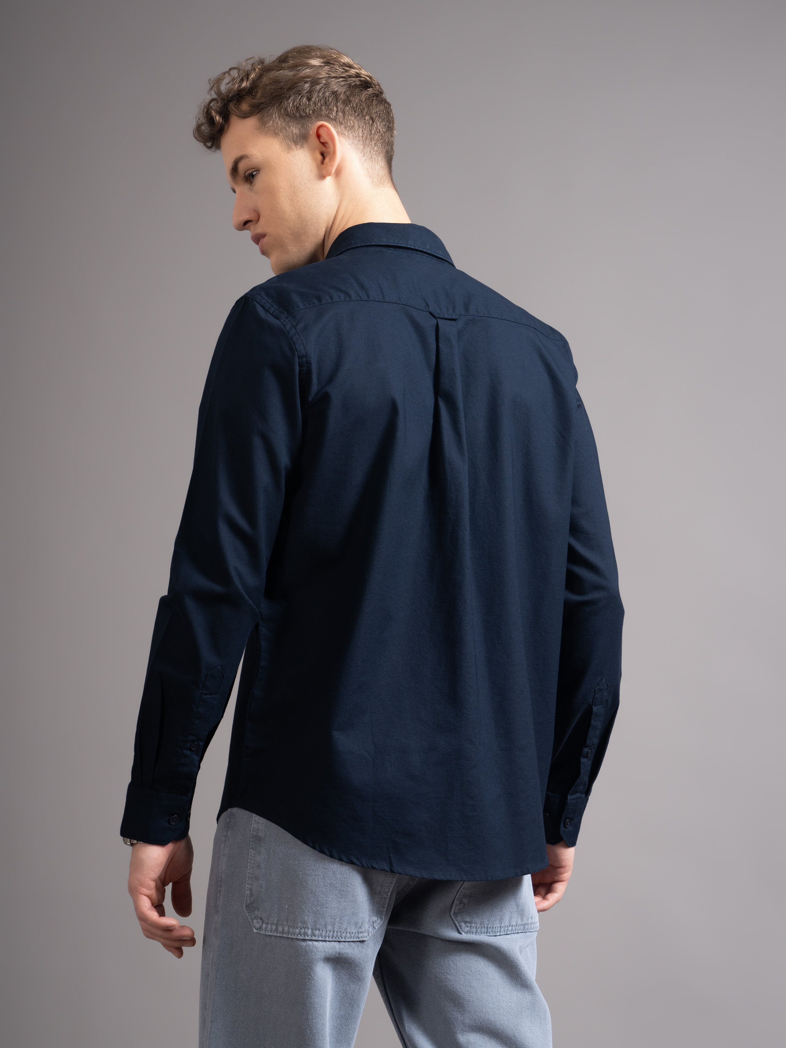 Men Smart Slim Fit Casual Shirt