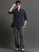 Men Smart Slim Fit Checked Casual Shirt